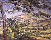 Paul Cezanne villages and mountains oil painting on canvas